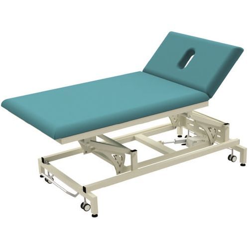 Lettino da massaggio elettrico - 4001.503 - KIS Produkt - su rotelle / con schienale ad altezza regolabile / a 2 sezioni