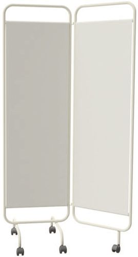 Paravento medicale 2 pannelli - 4009.101 - KIS Produkt - pieghevole / con rotelle / antibatterico