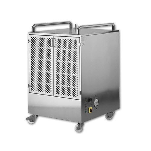 Carrello per materiale sterile - LAF-TC - Franz Ziel - di trasferimento / in acciaio inossidabile / a flusso laminare