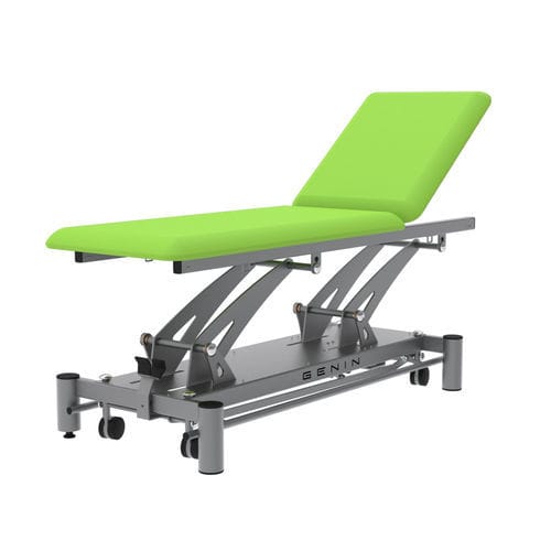 Lettino da massaggio meccanico - FGT3175 - Genin Techmed - su rotelle / a 2 sezioni