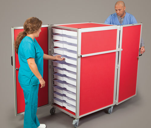 Carrello per farmaci - 19145  - Health Care Logistics - di trasporto / di servizio / in alluminio