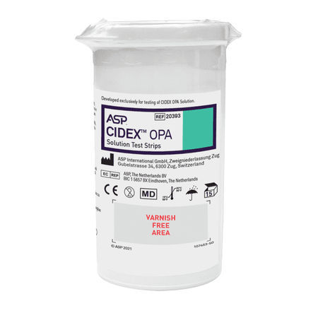 Striscia analitica per disinfettante - CIDEX™ OPA - ASP - Advanced Sterilization Products - striscia reattiva