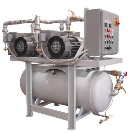 Sistema di vuoto medico - 1DRA1T80 - Genstar Technologies Company - a palette / lubrificato