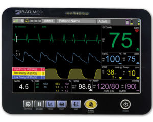 Monitor paziente per MRI - 3885T  - IRADIMED CORPORATION - portatile / comodino / ECG