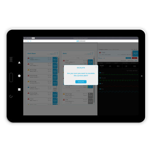 Software di gestione - Flight Plans™ - AirStrip Technologies - di allarme / medico / clinico