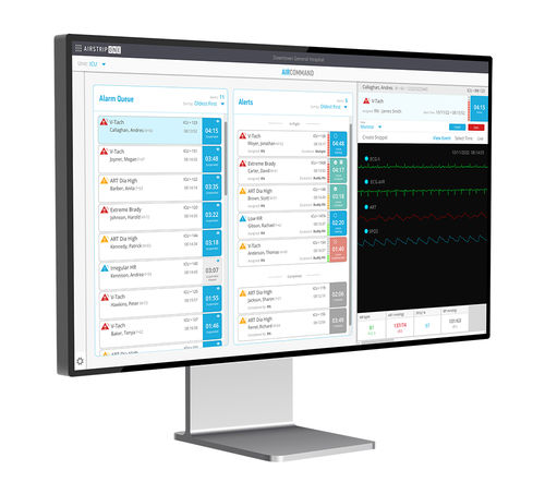 Software di monitoraggio - AirCommand™ - AirStrip Technologies - di allarme / medico