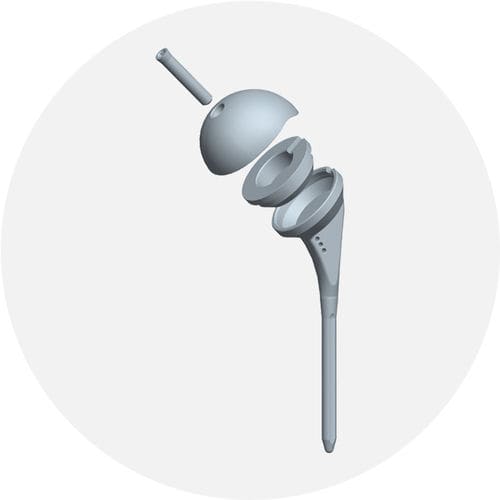 Protesi della spalla di revisione - SCULTRA II  - EUROS - cementata