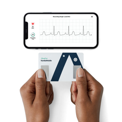 Monitor paziente portatile - KardiaMobile® Card - AliveCor - ECG / per cure domiciliari / per esterni