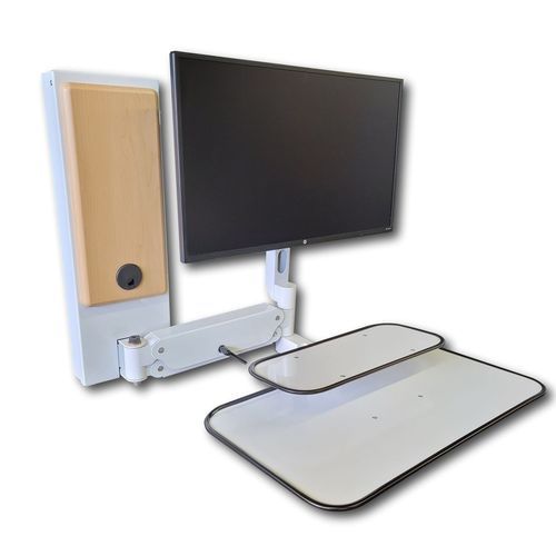 Braccio di supporto per monitor - A-4030 - Cygnus - medico / a muro