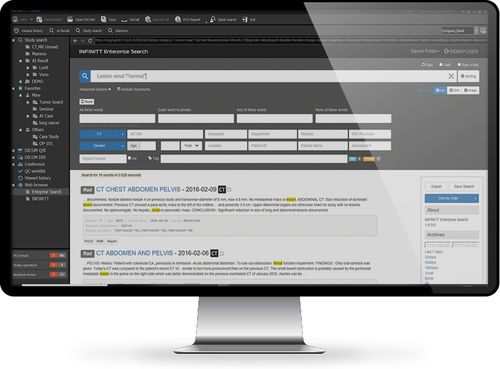 Software di gestione - Vendor - INFINITT North America - di monitoraggio / di condivisione / di archiviazione
