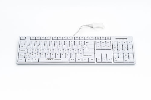 Tastiera medicale con tastierino numerico - CleanType® Easy Basic - GETT Gerätetechnik - internazionale / disinfettabile / igienica