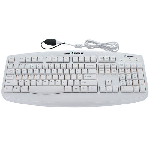 Tastiera medicale con tastierino numerico - STWK503 - Seal Shield - lavabile / disinfettabile / USB