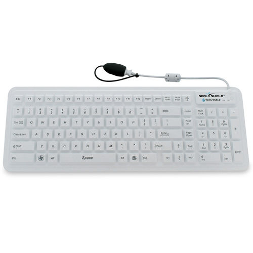 Tastiera medicale con touchpad - Glow™ - Seal Shield - in silicone / lavabile / USB