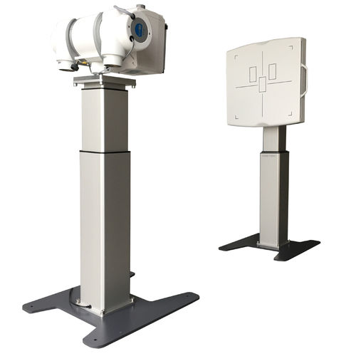 Sistema di radiografia digitale - IDETEC MEDICAL IMAGING - per radiografia al torace / senza tavolo / con bucky da terra
