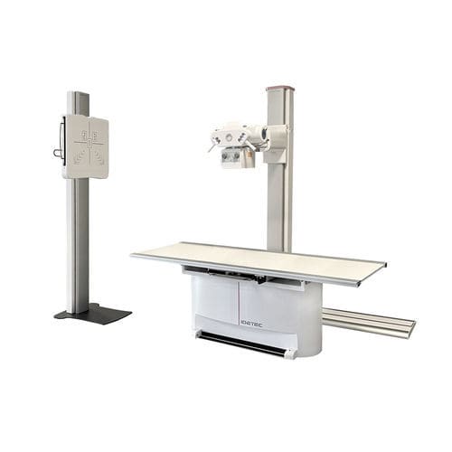 Sistema di radiografia digitale - ATLAS HC2 - IDETEC MEDICAL IMAGING - per radiografia multidisciplinare / per radiografia al torace / con bucky da terra