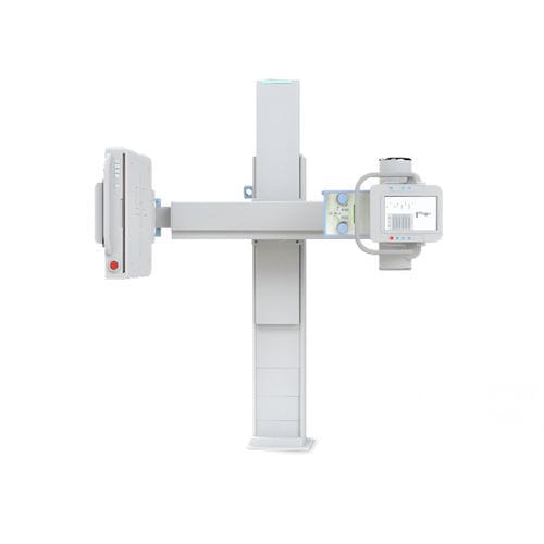 Sistema di radiografia digitale - ALIZÉ BRS - IDETEC MEDICAL IMAGING - per radiografia multidisciplinare / senza tavolo / con braccio portatubo rotante