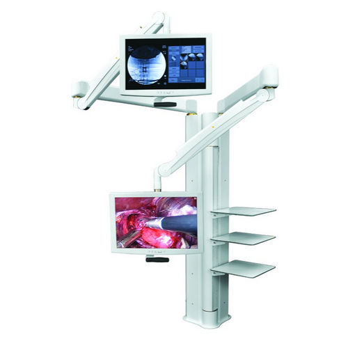 Braccio di supporto articolato - NuBoom S Series  - Richardson Electronics - Healthcare - per monitor / per sala operatoria / a pavimento