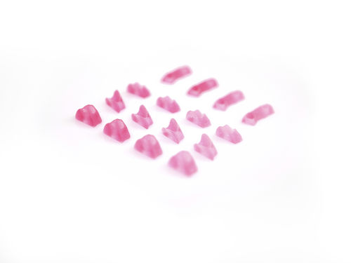 Materiale odontoiatrico in resina - Elastico®/ VeroMagenta - Stratasys - per ricostruzione dentale / gengivale / biocompatibile