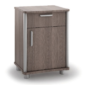 Comodino con rotelle - COMCHEVETFRIGO - AHF - ATELIERS DU HAUT FOREZ - con vano frigorifero