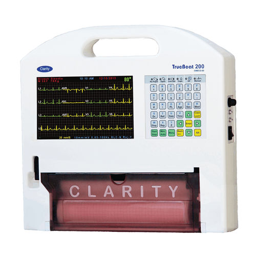Elettrocardiografo da riposo - TrueBeat 200 - Clarity Medical - 4 canali / 12 canali / 3 canali
