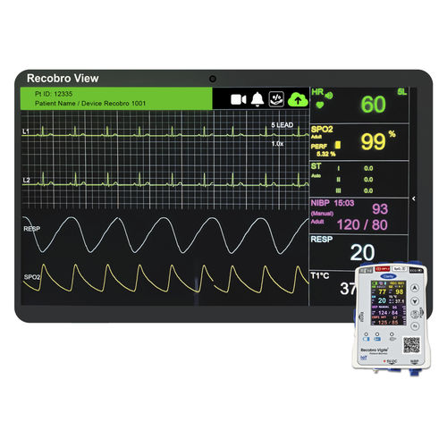 Monitor portatile per paziente - RecobroView  - Clarity Medical - compatto / ECG / TEMP