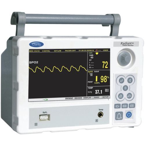 Monitor portatile per paziente - Radiant+ - Clarity Medical - SpO2 / TEMP / per terapia intensiva