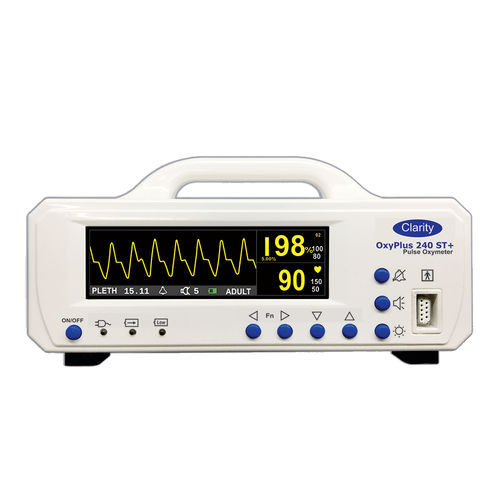 Pulsossimetro da banco - OxyPlus-240ST+ - Clarity Medical - medico / a batteria / con sensore separato