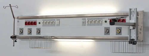 Trave testaletto a muro - ELIF - Koncare medical Technologie - orizzontale / modulare / per reparto di terapia intensiva