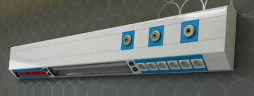 Trave testaletto a muro - ELİF-2 - Koncare medical Technologie - orizzontale / modulare / per camera di degenza
