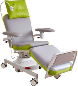 Poltrona elettrica per trattamenti clinici - UNIVERSALLINE2 - Bionic Medizintechnik - a 3 sezioni / ad altezza regolabile