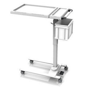 Tavolino servitore con rotelle - Hiflex5  - Bionic Medizintechnik - ad altezza regolabile / inclinabile