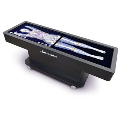 Tavolo anatomico per la formazione - Anatomage - di dissezione virtuale / mobile / rettangolare