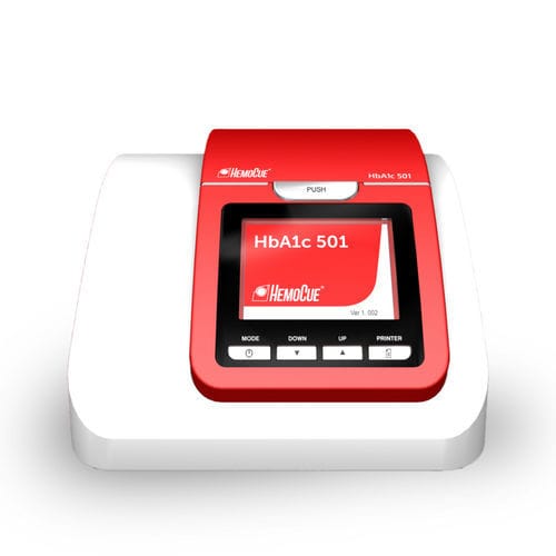 Analizzatore di emoglobina glicata automatico - HemoCue® 501 - HemoCue - per diagnosi clinica / da banco