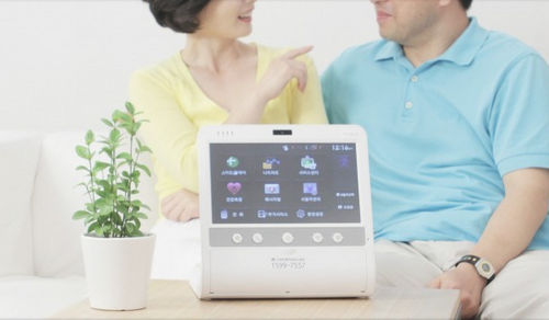 Piattaforma di telemonitoraggio dello stato di salute - Hicare Home Doctor - Hicare - di segnali vitali / con touch screen