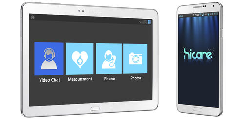 Applicazione iOS di telemonitoraggio di segni vitali - Hicare Smart - Hicare - di monitoraggio / per telemedicina / medica
