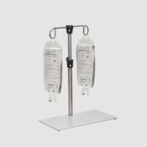 Asta portaflebo per lettino da visita - TABLETOPIVSTAND - HK Surgical - 2 ganci / in alluminio