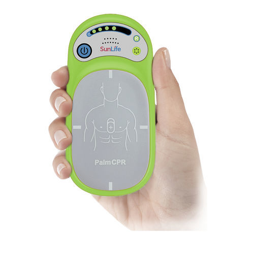 Dispositivo di assistenza per la compressione toracica - PalmCPR™ - SunLife Science