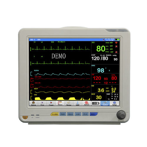 Monitor paziente da tavolo - JR2000E - SHANXI JERRY MEDICAL - ECG / di frequenza respiratoria / TEMP