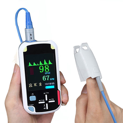 Pulsossimetro palmare - JERRY-II+  - SHANXI JERRY MEDICAL - compatto / medico / senza fili