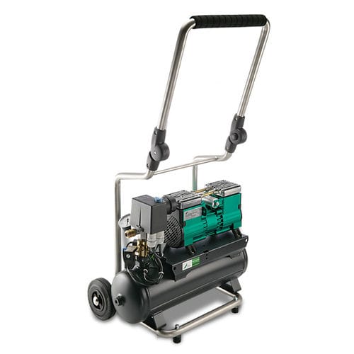 Compressore d'aria medico - DÜRR TECHNIK - a membrana / con rotelle / senza olio