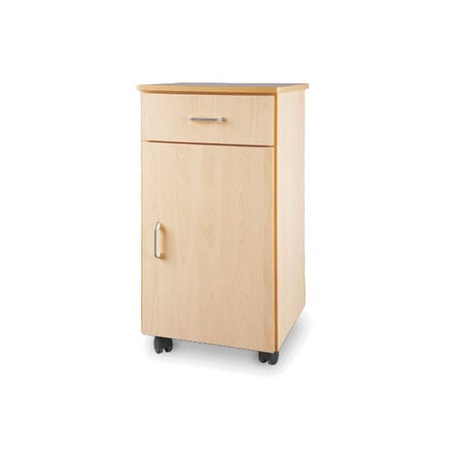 Comodino con rotelle - 10.ME.1807 - JMS Healthcare Furniture - con armadietto / con cassetti