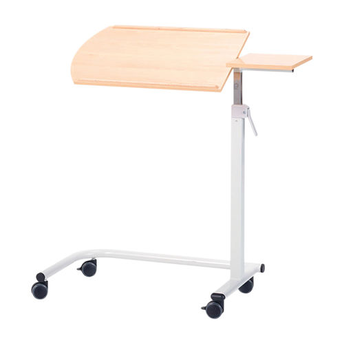 Tavolino servitore ad altezza regolabile - 10.ME.1828 - JMS Healthcare Furniture - con rotelle / inclinabile / ad azionamento manuale