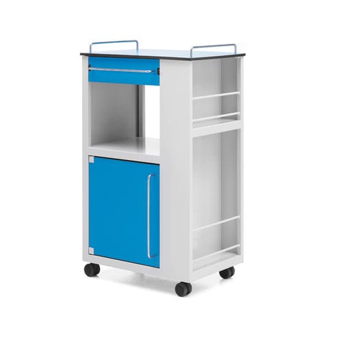 Comodino con rotelle - 10.ME.1814 - JMS Healthcare Furniture - con armadietto / con cassetti
