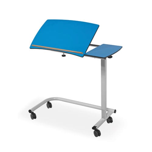 Tavolino servitore con rotelle - 10.ME.1827 - JMS Healthcare Furniture - inclinabile / ad azionamento manuale