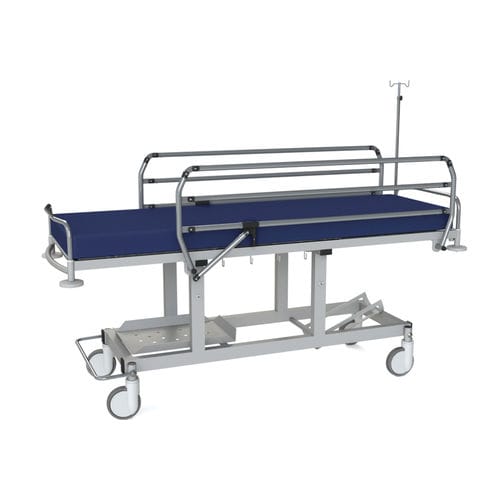 Barella con carrello da trasporto - 10.E.0373 - JMS Healthcare Furniture - idraulica / a sezione unica