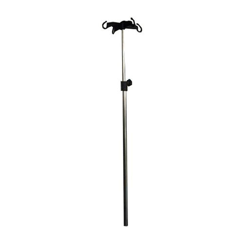 Asta portaflebo 4 ganci - 10.AC.1059 - JMS Healthcare Furniture - telescopica / in acciaio inossidabile / per letto