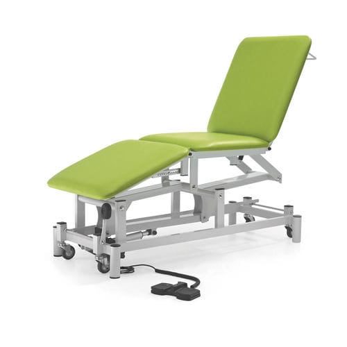 Lettino da visita elettrico - 10.DV.1655 - JMS Healthcare Furniture - ad altezza regolabile / con schienale regolabile / con rotelle