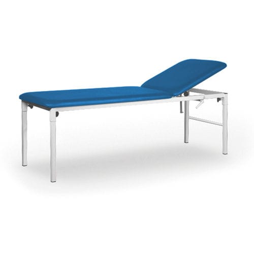 Lettino da visita manuale - 10.DV.1600 - JMS Healthcare Furniture - ad altezza fissa / con schienale regolabile / 2 sezioni