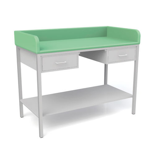 Lettino da visita pediatrico - 10.ME.1870 - JMS Healthcare Furniture - manuale / ad altezza fissa / con scomparti