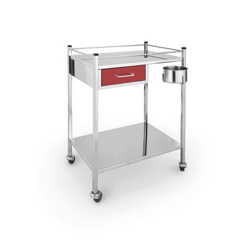 Carrello medico - 10.ME.1850 - JMS Healthcare Furniture - per uso generale / per medicazione / con cassetti